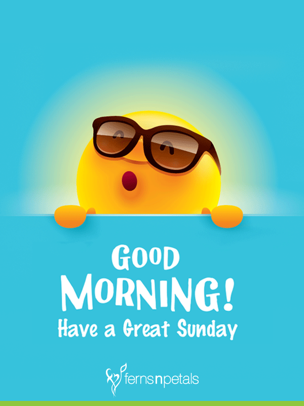 Images with gif of Good morning Sunday to wish you a happy Sunday